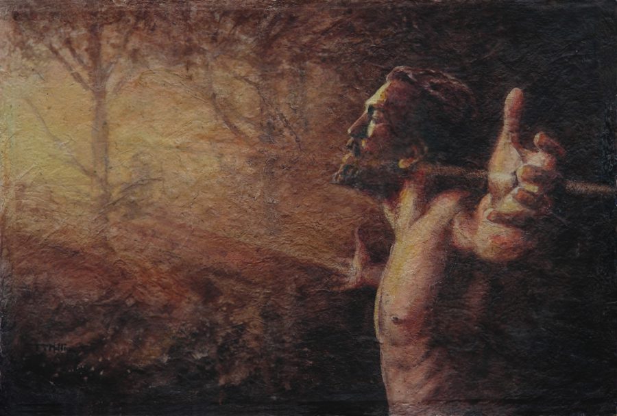 Resurrection, 55 x 80 cm, Mixed Media